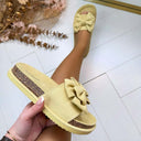 *SALE* DUBBELE STRIK SLIPPER 3890 - YELLOW