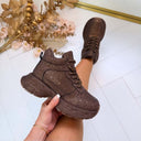 GLAM SNEAKER 8-512 - BROWN