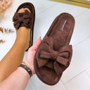 CLAQUETTE DOUBLE NŒUD 3890 - MARRON