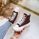 PLATEAU DETAIL SNEAKER LS-680 - BROWN