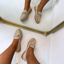 SCHLEIFCHEN-SLIPPER 68-421 - BEIGE
