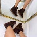NEW WEDGE BOOT 7108* - BROWN