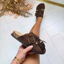 VICKY FRINGE INSTAPPER L-52 - BROWN