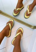 DRUPPEL SLIPPER 5284 - GELB