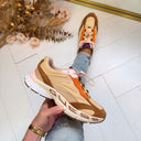 GUESS SPORTY SNEAKER FLTBRZLEP12 - COGNA