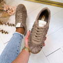 LIU JO CONNOR 04 SNEAKER COW SUEDE HAVANA
