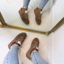 LIU JO CONNOR 04 SNEAKER COW SUEDE HAVANA