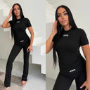 UNIQUE THE LABEL NENA PANTS BLACK/WHITE