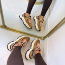 BUFFALO JUMP ONE SNEAKER 18373 - CREAM/ROSE
