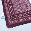 LIU JO LOGO FOULARD 2F6060-T2745 - RED AUBERGINE