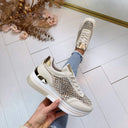 SPARKLY SNEAKER 8-251 - BEIGE