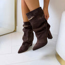 BIT SLEEVE LAARSJE *DES8597* - BROWN/SUE