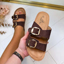DUBBELE GESP SLIPPER FF-011