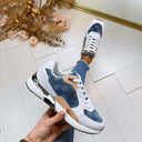 BASKETS À LOGO EN JEAN GUESS FLJM20DEN12 - WHBLU
