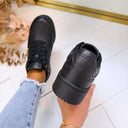 GUESS ALLOVER LOGO SNEAKER FLJMI6FAL12 - BLKBL