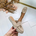 NALA MOCASSIN DES8016 - KAKI/DAIM