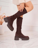 VEGAS SUEDINE STIEFEL DES8076 - KHAKI/SUE
