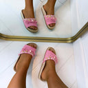 *SALE* FROEZEL SLIPPER GQ8-080 - PINK