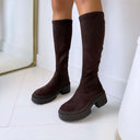 BOTTES SUEDINE VEGAS DES8076 - KAKI/DAIM