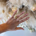 SPARK SWIRL RING - GOLD