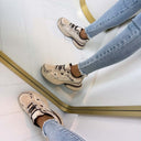 NEW SNEAKER C3965 - BEIGE