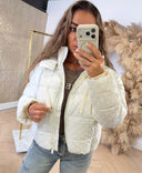 GUESS BESTSELLER LOGO JACKET W6BL56W4195 - G012 OFFWHITE