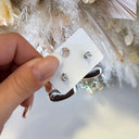 WINNIE HEART EARRING S050 - SILVER