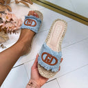 LIU JO PAROS 01 SLIPPER SA6099 TX523 - HELLBLAU