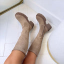 BOTTES SUEDINE VEGAS DES8076 - KAKI/DAIM