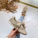 STEVE MADDEN COHEART SNEAKER 5425 - SAND SUEDE