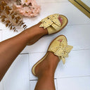 BLUMEN PANTOFFEL 9829 - GELB