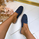 NALA MOCASSIN DES8016 - BLEU FONCÉ