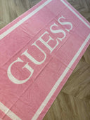 GUESS BEACH LOGO TOWEL E5GZ13SG00P - G65G PINK