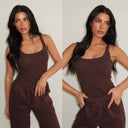 UNIQUE THE LABEL GILL BODYSUIT CACAO
