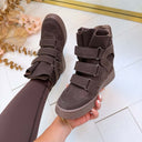 ISA WEDGE BOOT 26012 - BROWN