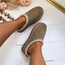 REAL LEATHER PANTOFFEL 2521 - KHAKI