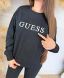 GUESS OLYMPE HOCHGESCHNITTENER PULOVER V4YQ05KCAY2 - BLACK