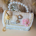 TWEET CHARM BAG E-1 - WHITE