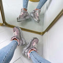 BUFFALO CLD CHAI SNEAKER 16289 - MERMAID/PINK