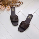 **LAATSTE MAAT 39** HENNA SLIPPER CD377 - BROWN