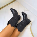 *ACTIE* DIANA COWBOY LAARS CC2332 - BLACK