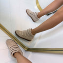 WEDGE BOOT 7109 - BEIGE