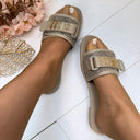 GUESS BEAUTY LOGO SLIPPER FLJELYLEL19