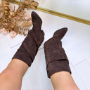 VEGAS SUEDINE STIEFEL DES8076 - KHAKI/SUE