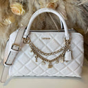 GUESS LIBBY 2 COMP SATCHEL BAG GG991206