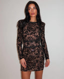 UNIQUE THE LABEL AVERY LACE DRESS BLACK