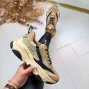 STEVE MADDEN POSSESSION-E SNEAKER 0033 - KAKI/NOIR