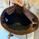 STEVE MADDEN BDELPHIN BAG 2663 - CHOCO/GOLD