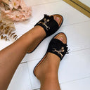 FLOSJES SLIPPER AM337 - BLACK