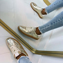 DWRS POONA CRACKLED SNEAKER B11456-51